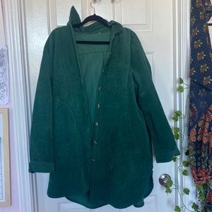 unworn curdory green jacket